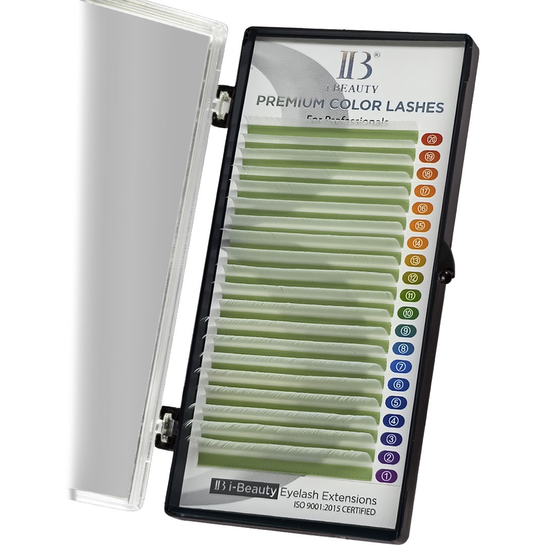 Вії I-Beauty Premium Color Mix Білі (20 стрічок)