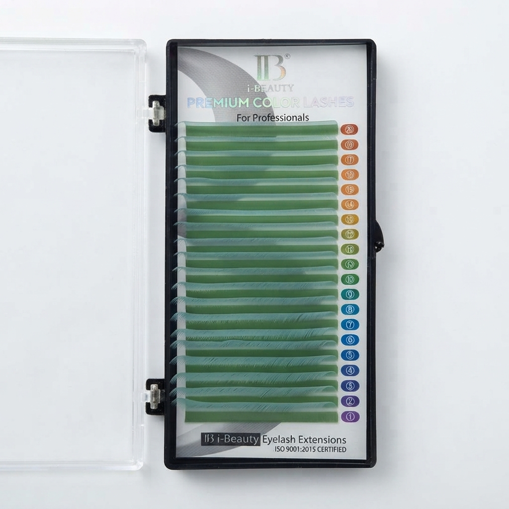 Вії I-Beauty Premium Color Mix Блакитні