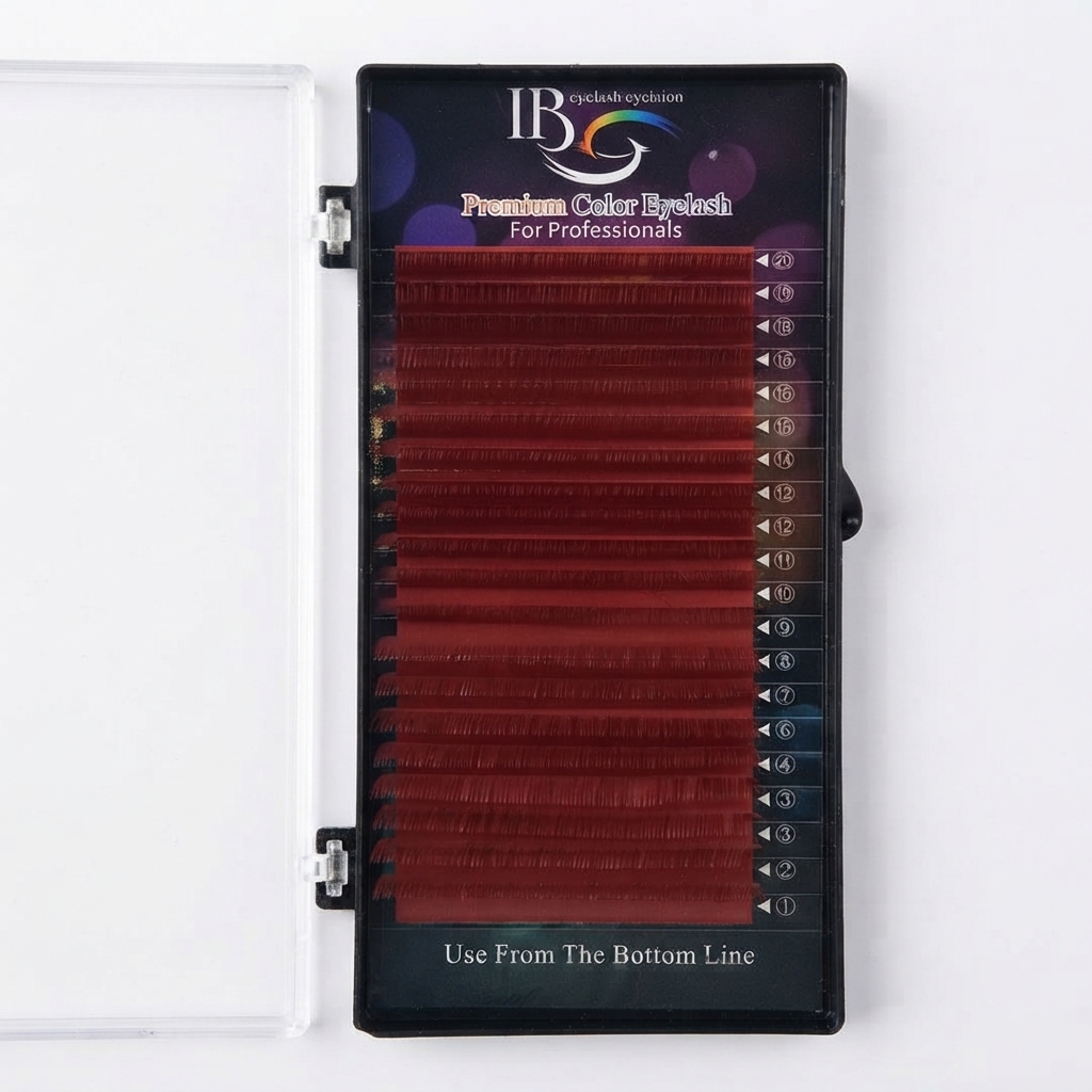 Вії I-BEAUTY Premium Color Mix Червоні