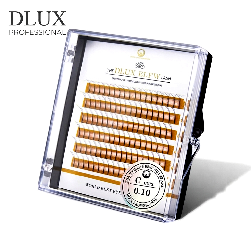 Вії DLUX Professional Пучкові (W) Elf Mix (6 стрічок)