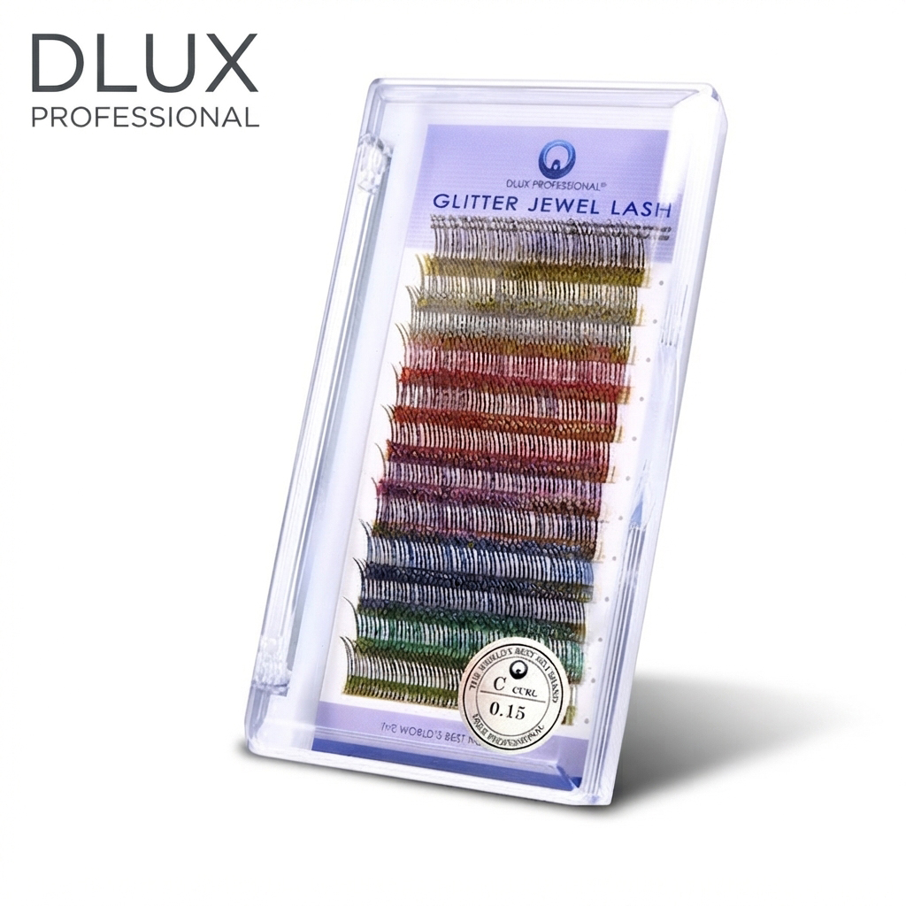 Вії DLUX Professional Glitter (12 стрічок)