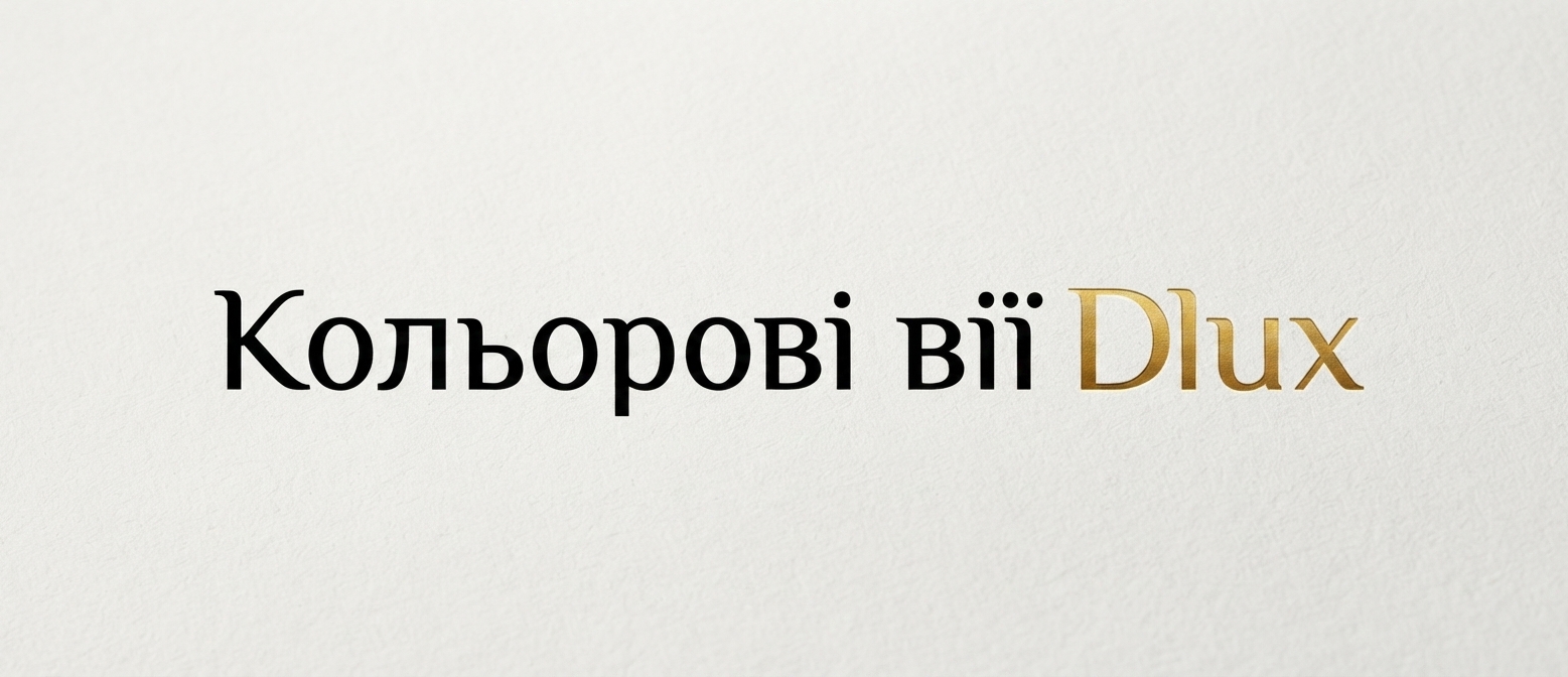 Кольорові вії Dlux