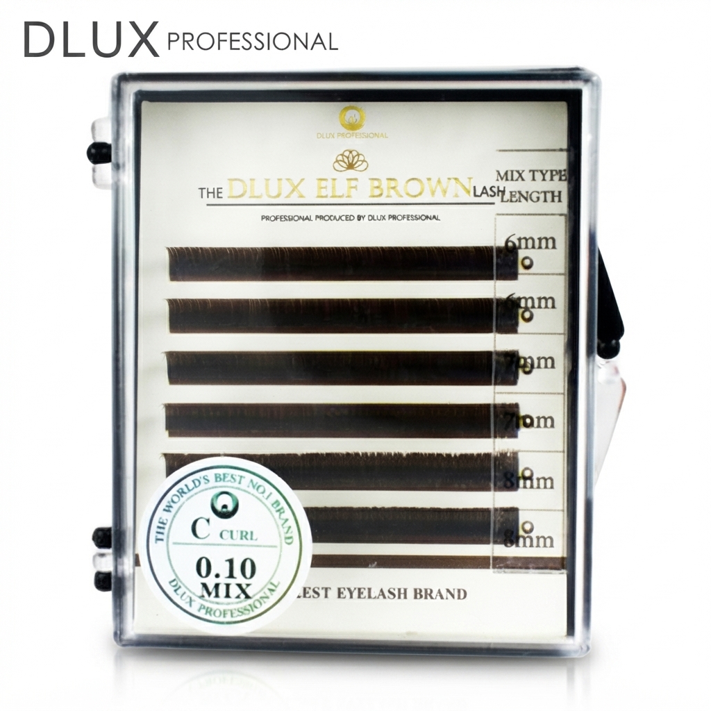 DLUX Professional Elf Brown темно коричневі